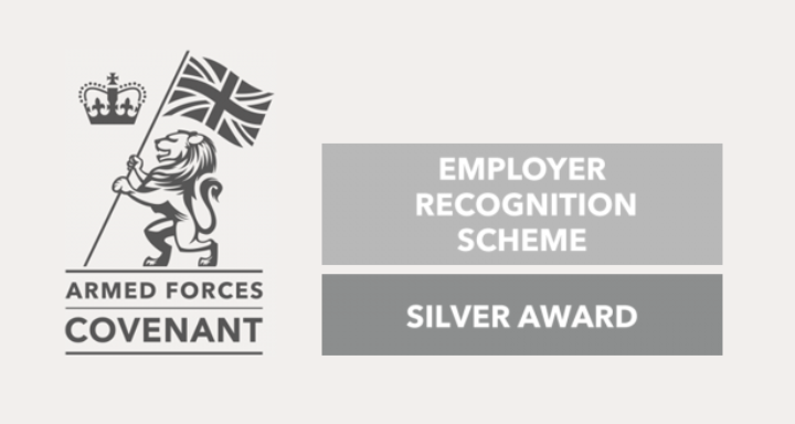 Armed Forces Covenant Employer Recognition Silver Landscape